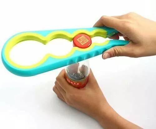 4-in-1 Jar and Bottle Opener – Multi-Function Kitchen Gadget for Easy Lid, Cap & Seal Opening – Non-Slip Grip Tool for Jars, Bottles & Cans