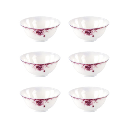 Opal Glass Snack Bowl Elisa Set of 6 11x4.5cm 8361 (Parcel Rate)