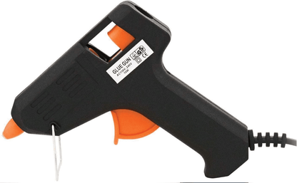 Hot Melt Glue Gun With Anti Drip Nozzle including 100 Glue Sticks 8601 (Parcel Rate)